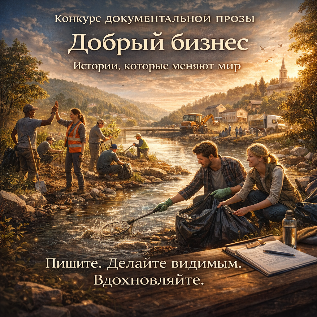 Конкурс документальной прозы «Добрый бизнес: истории, которые меняют мир» 