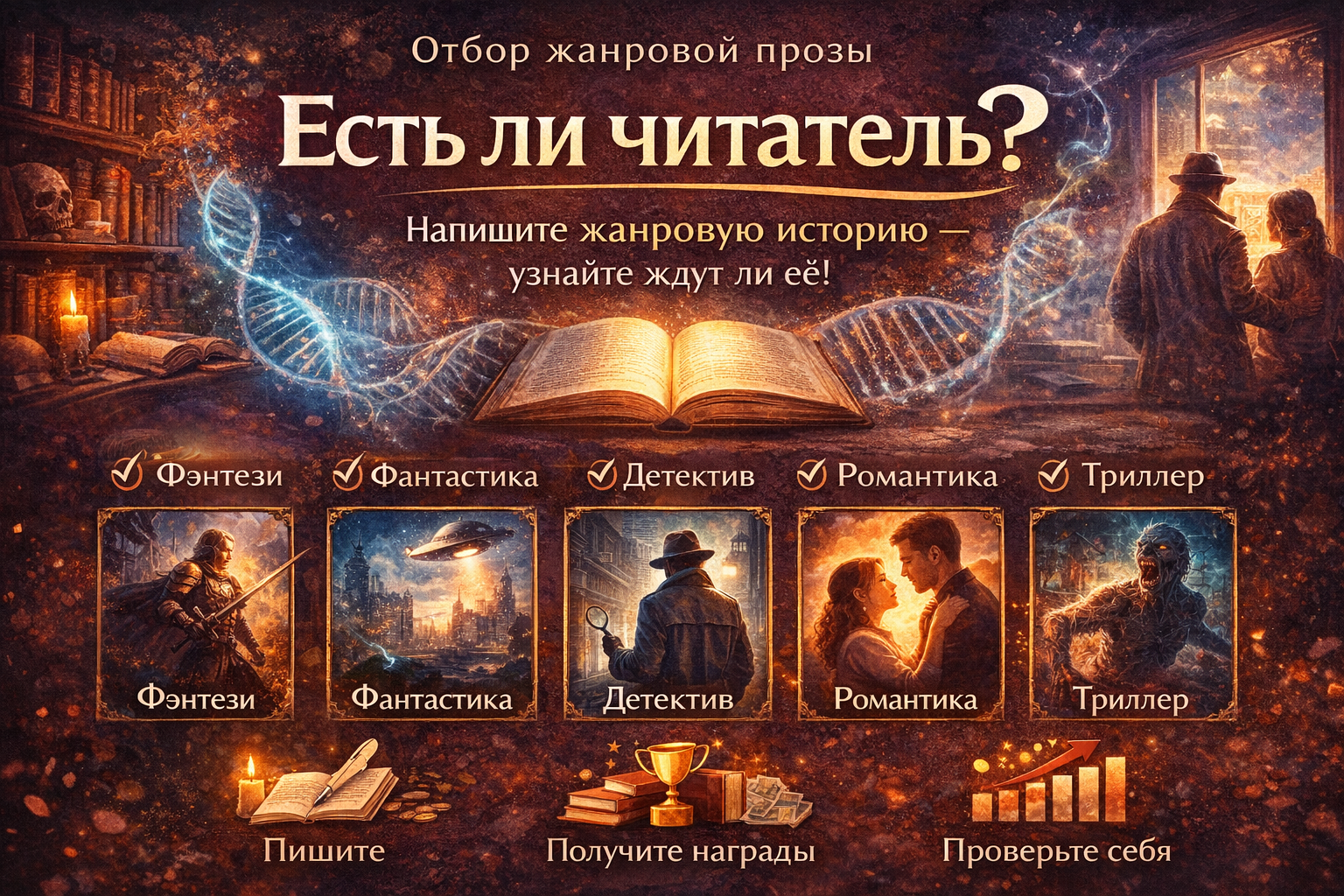 Отбор жанровой прозы «Есть ли читатель?»