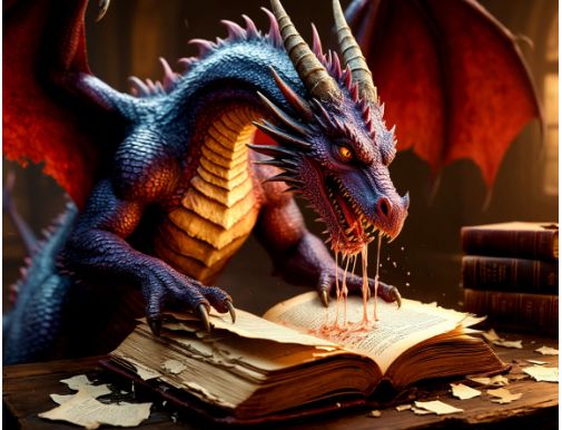 «Изображение к посту “Прокрастинация у писателей. Как не позволить дракону сожрать ваш роман.”»