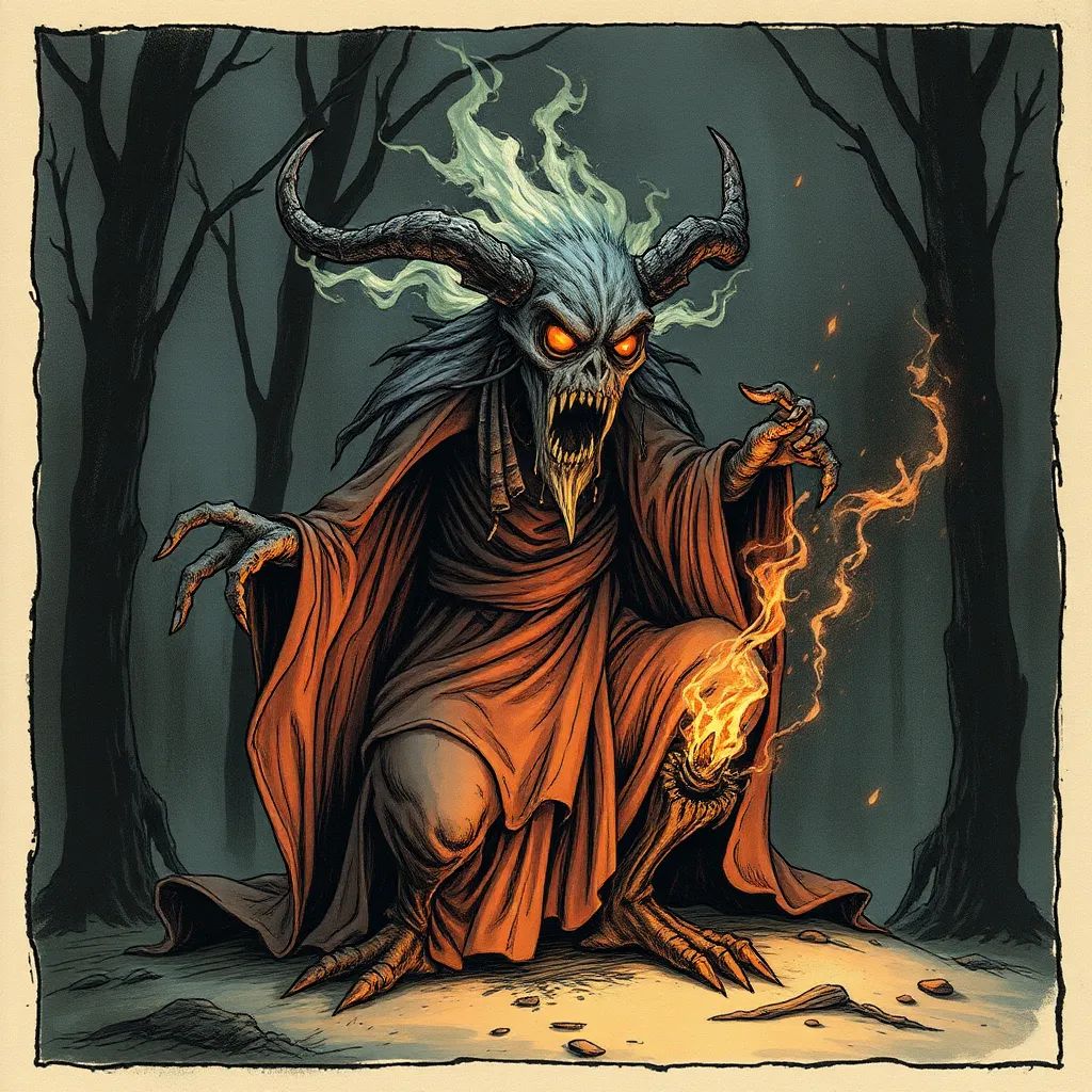 «Изображение к посту “Трясовица (Лихорадка) – злой дух болезни из славянского фольклора”»