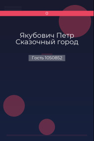 Обложка книги Якубович Петр Сказочный город