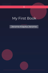 My First Book Jerome Klapka Jerome