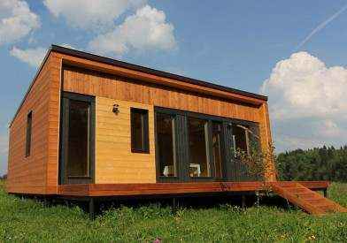 Модульно-щитовой дом