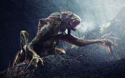 Монстры из Диких земель, которые гнались за пикапом в первом тоннеле