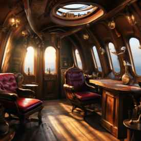 Кабинет в дирижабле