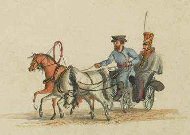 Поездка на дрожках 