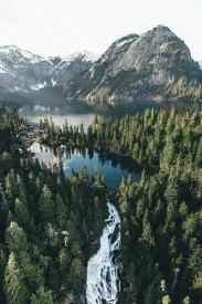 Озеро. Вид сверху