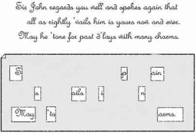 Шифр и прибор Ришилье.